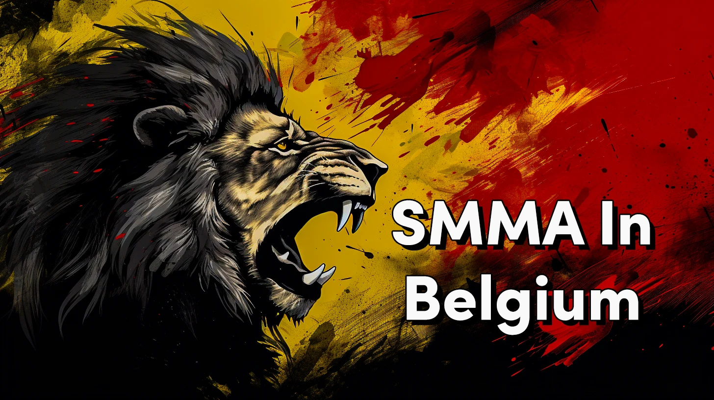 belgian flag with lion for SMMA Belgium